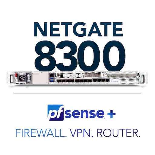 Netgate 8300 Firewall VPN ROUTER